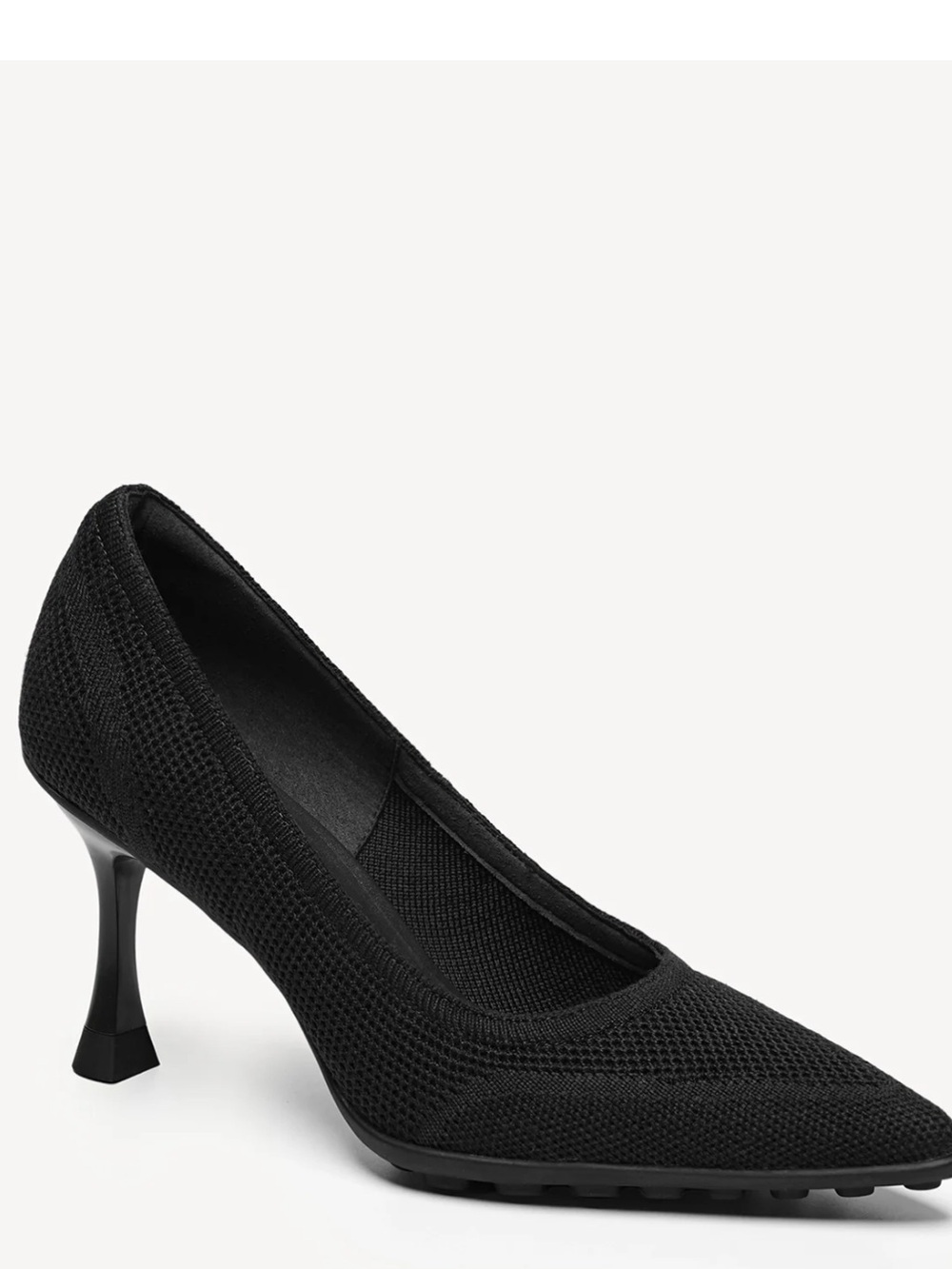 Cosy Island Soft Bounce Pointed Toe Stiletto Pumps Black Size 9.5